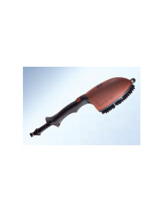 Heated steam brush
